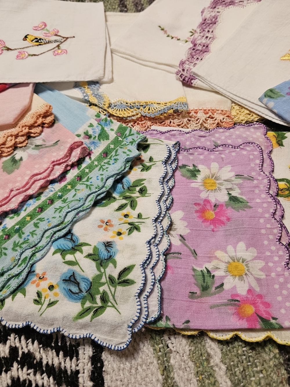 Vintage Handkerchiefs - Picture 2 of 4